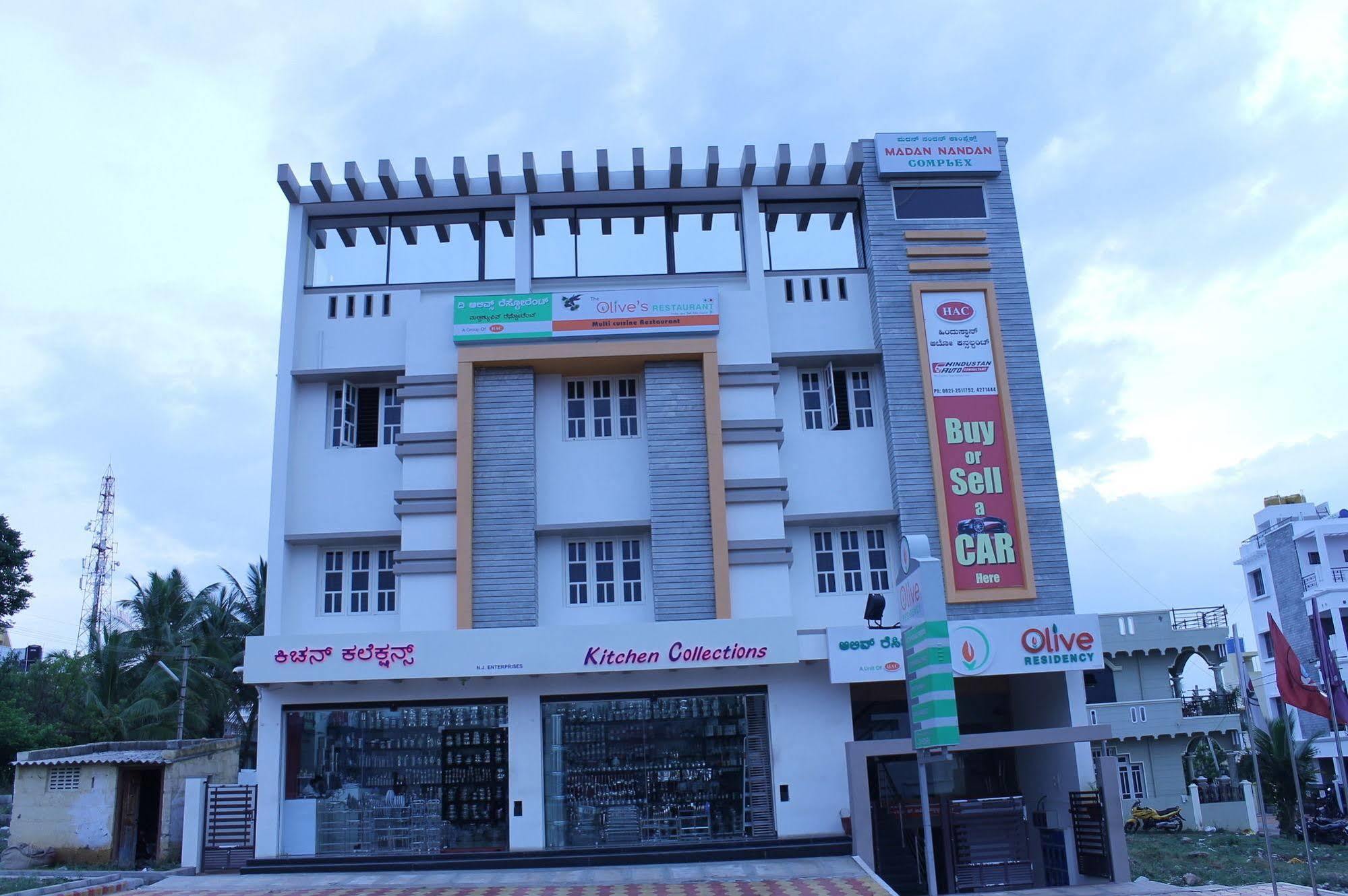 Oyo 1900 Hotel Olive Residency Mysore Exterior photo